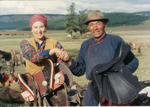 Dawn Harris Brown in Mongolia